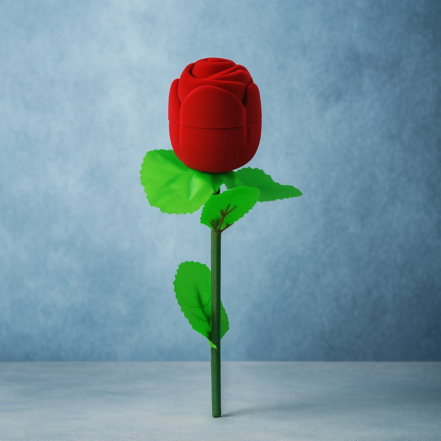 Artificial Rose Ring Gift Box Artificial Rose Ring Gift Box